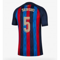 Dres Barcelona Sergio Busquets #5 Domaci 2022-23 Kratak Rukav